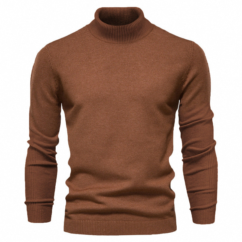 Herren Grober Rollkragenpullover aus wärmendem Material mit strukturierter Oberfläche ModeGeist
