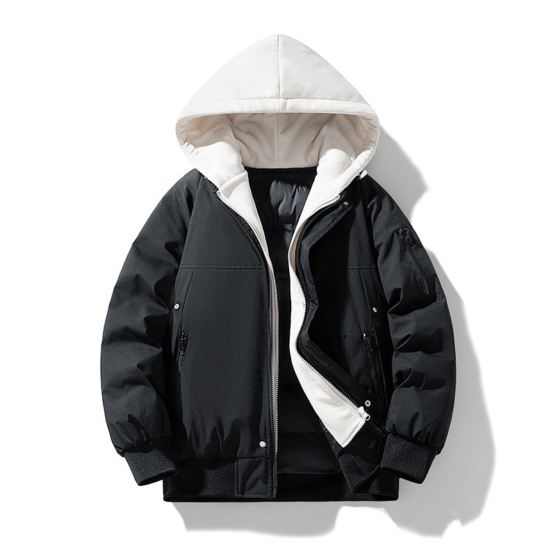 Damen wattierte Übergangsjacke mit abnehmbarem Kapuzensystem und stylischem Innenfutter ModeGeist