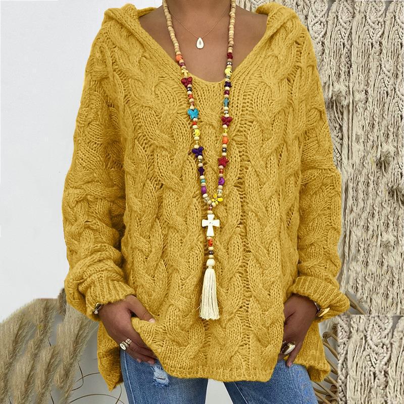 Capri-Style V-Neck Hoodie