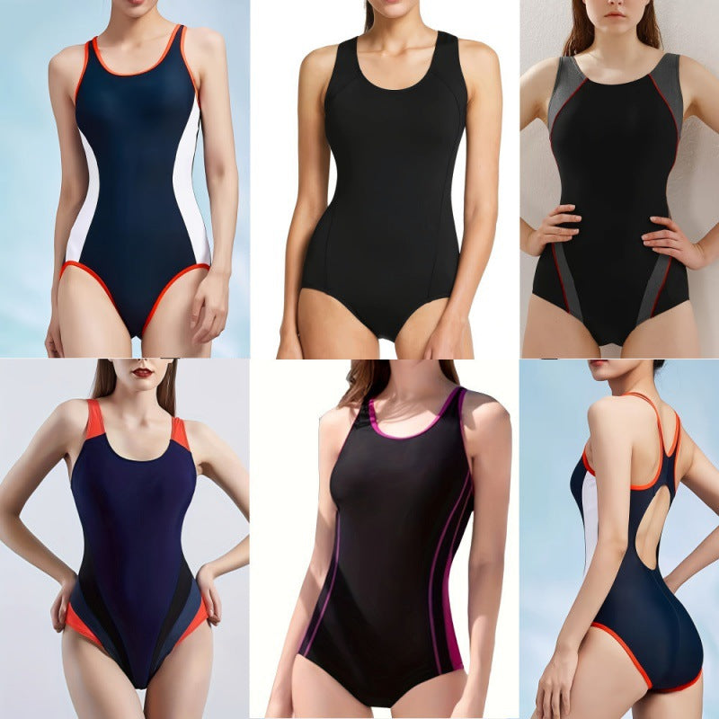 Sportlicher Damen-Badeanzug aus hochfunktionalem Material mit ergonomischem Schnitt von MODEGEIST
 - MODEGEIST