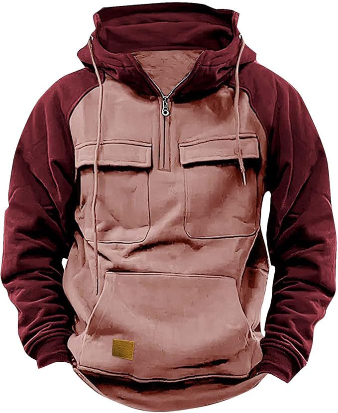 Herren Sportlicher Baumwoll-Hoodie mit Kapuze und praktischen Taschen ModeGeist