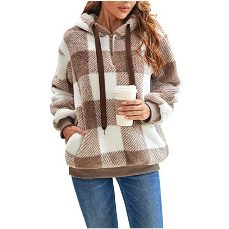 Damen kuschelige Fleece-Hoodie ModeGeist
