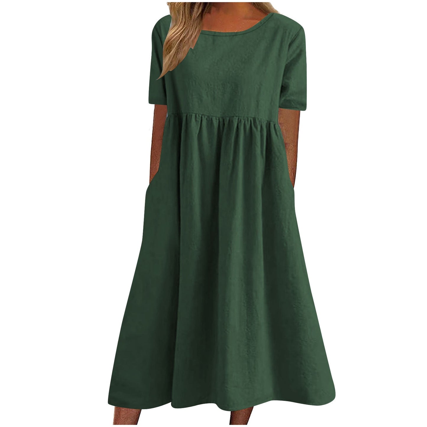 Damen lässiges Maxikleid mit Taschen ModeGeist