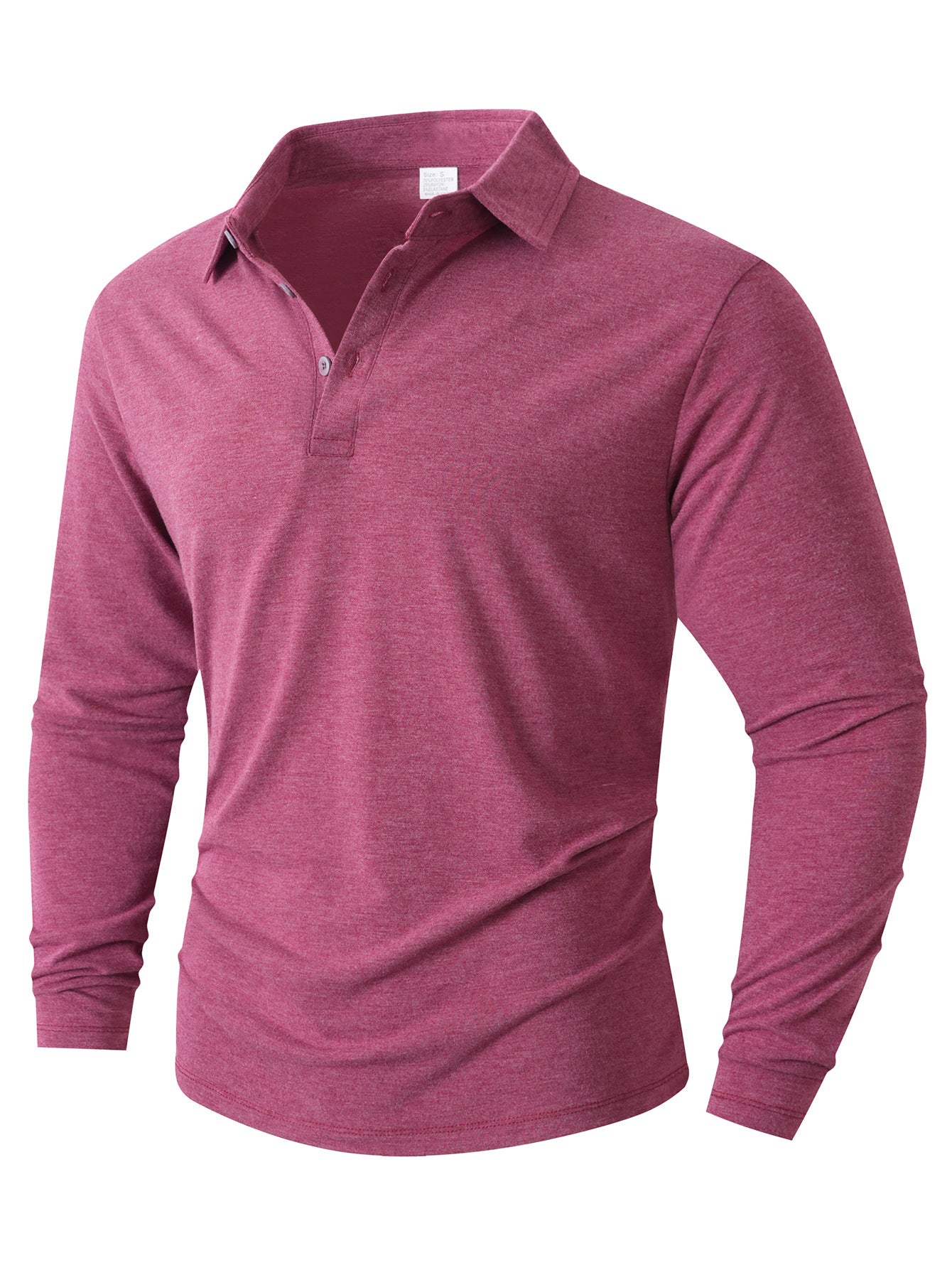 Herren Langarm Poloshirt mit modernem Schnitt ModeGeist
