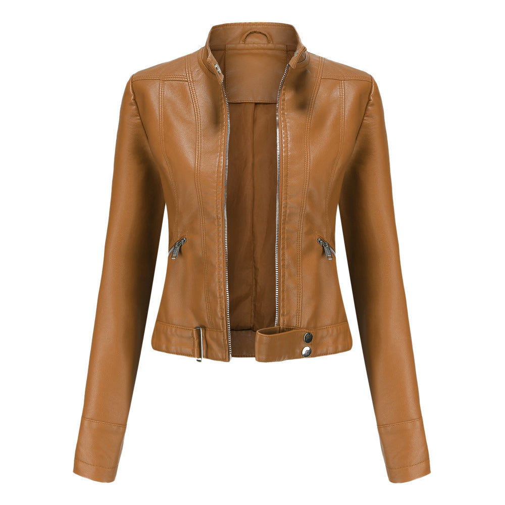 Damen Bikerjacke mit modernem Schnitt ModeGeist