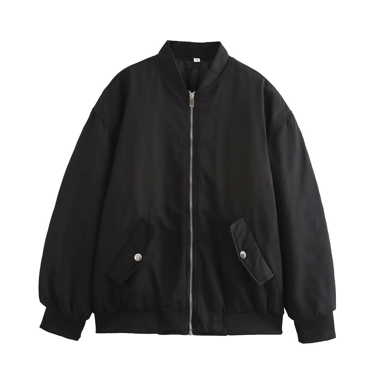 Damen modische Bomberjacke mit praktischen Taschen und hochgeschlossenem Kragen ModeGeist