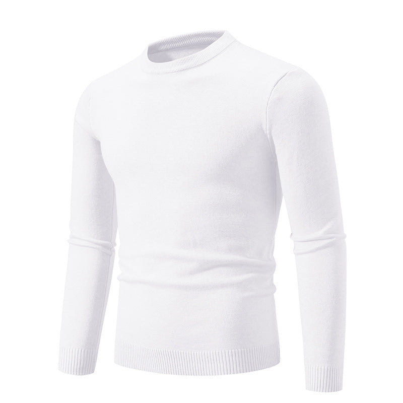 Herren eleganter Rundhals-Pullover aus feiner Baumwolle ModeGeist