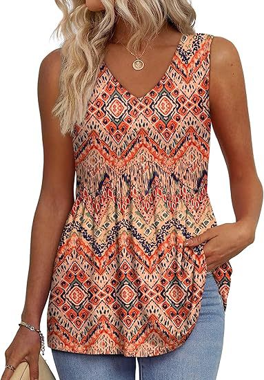 MODEGEIST Damen Casual Top Ärmellos Relaxed Fit Vielseitig