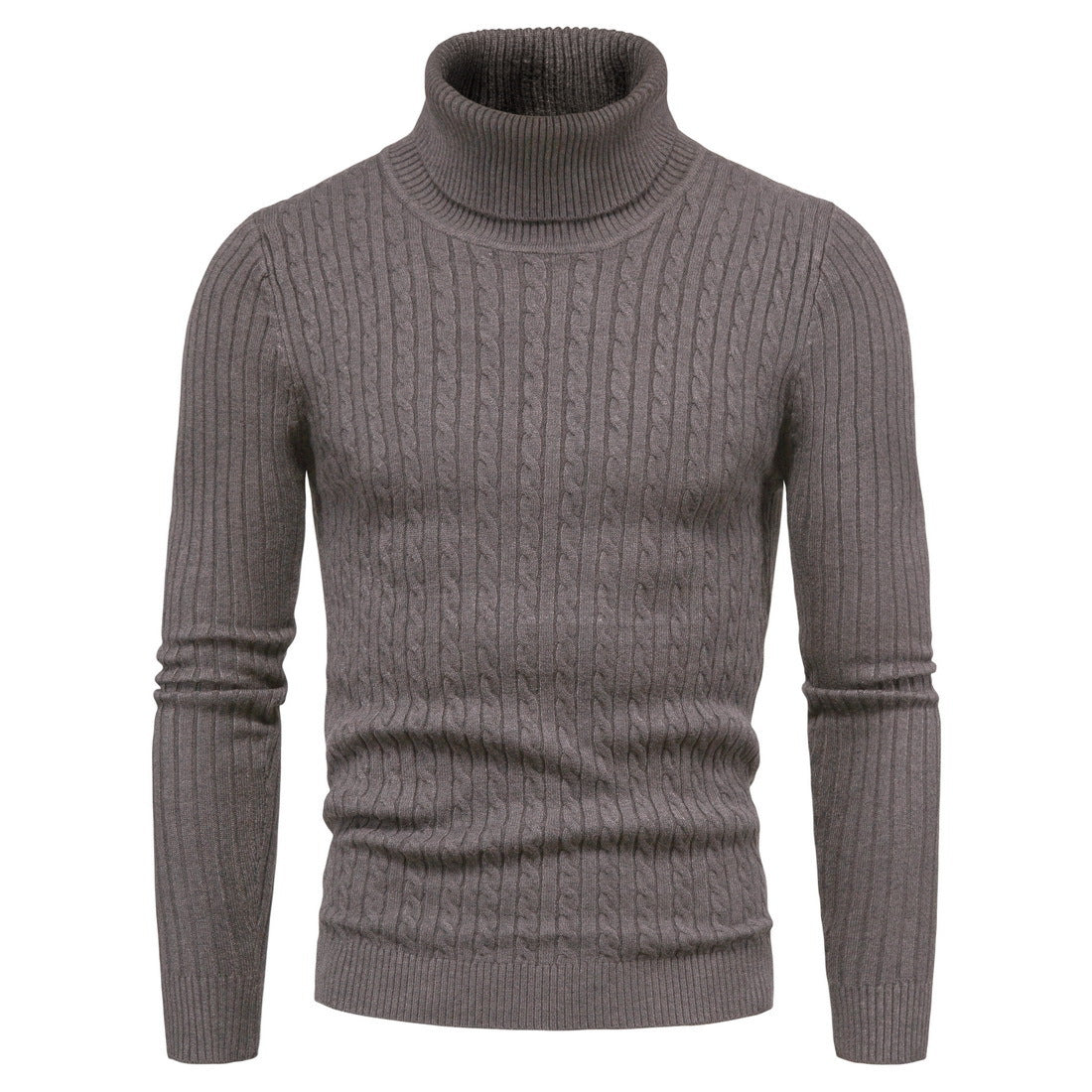 Herren komfortabler Rollkragenpullover ModeGeist