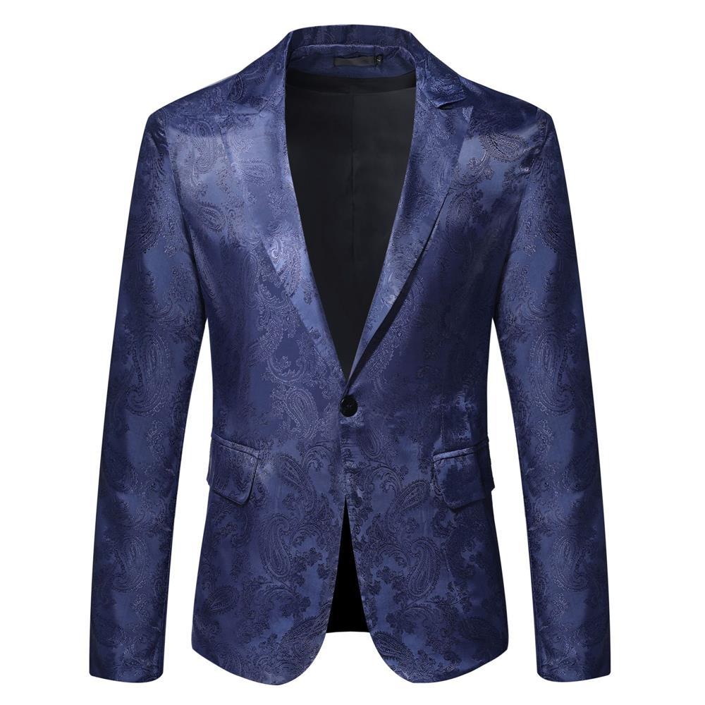 Herren eleganter Blazer mit Paisleymuster ModeGeist