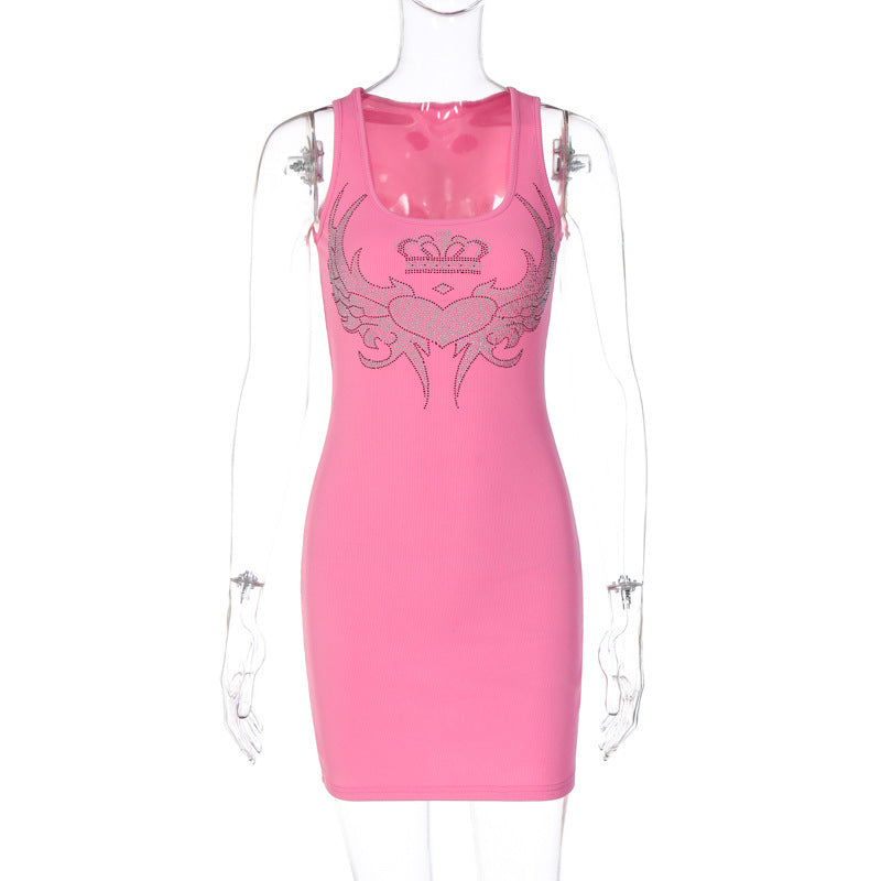 Elegantes figurbetontes Minikleid mit Glitzer-Muster und edlen Details von MODEGEIST