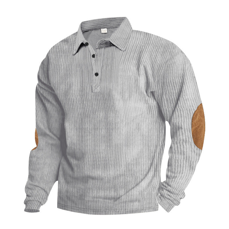 Herren Langarm Hemd mit strukturiertem Design Details ModeGeist