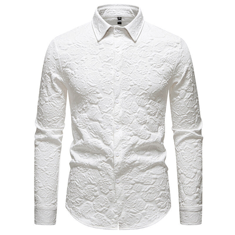 Herren Hemd mit strukturiertem Design ModeGeist