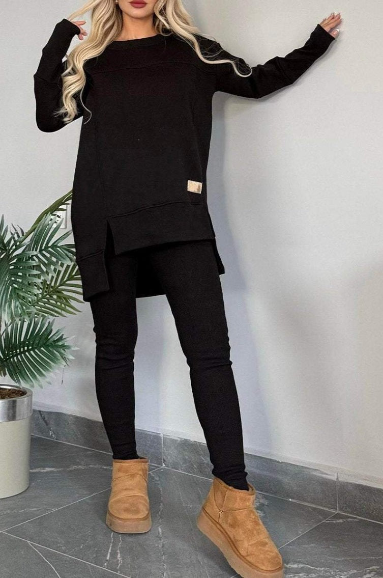 Damen Bequemes Lounge-Set mit modernem Oversized-Schnitt ModeGeist