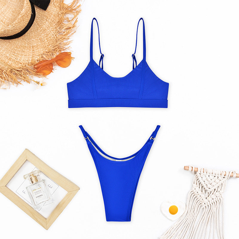Bikini-Set für Damen mit modischen, verstellbaren Ausschnitten und elastischem Bund von MODEGEIST
