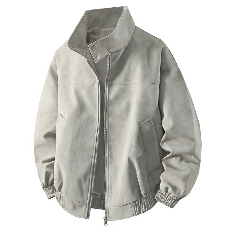 Herren Modische Übergangsjacke mit hohem Kragen und revitalisierendem Innenfutter ModeGeist