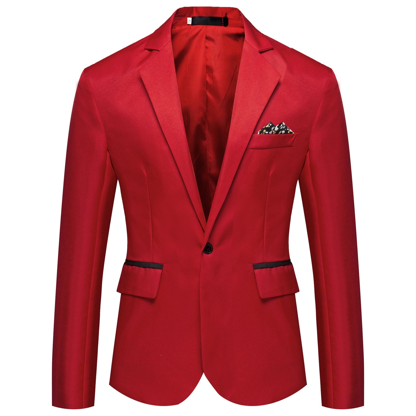 Herren modischer und eleganter Anzugjacke mit satiniertem Finish ModeGeist