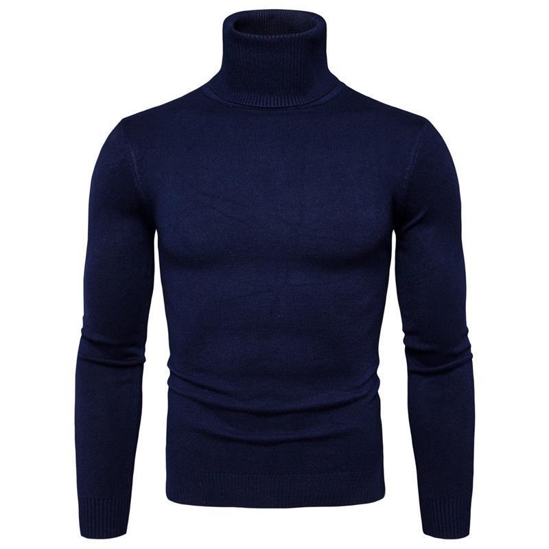 Herren Rollkragenpullover aus feiner Merinowolle ModeGeist