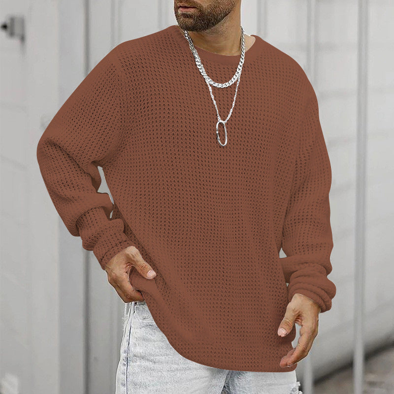 Herren Grobstrickpullover mit modernem Schnitt und kuscheligem Innenfutter ModeGeist