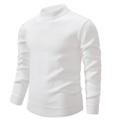 Herren Hochwertiger Strickpullover mit modernem Stehkragen ModeGeist