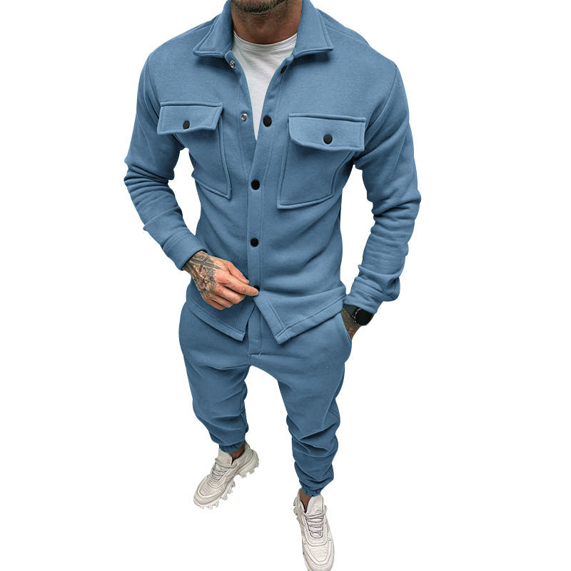 Herren Freizeit-Anzug mit praktischem Schnitt und Taschen ModeGeist