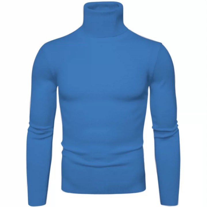 Herren eleganter Rollkragenpullover aus feiner Merinowolle ModeGeist
