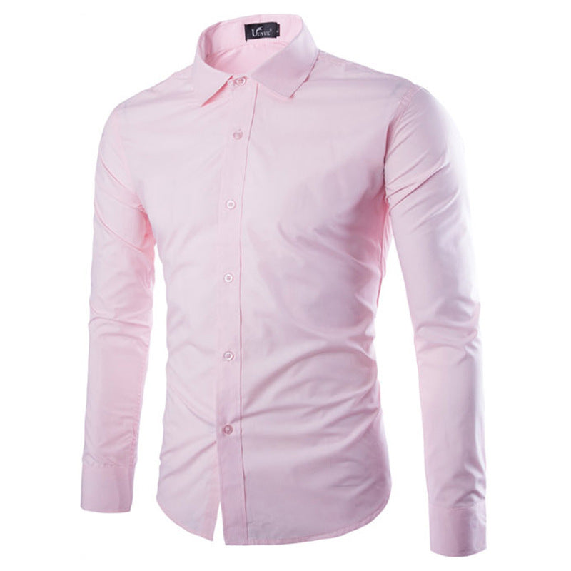 Herren elegante Langarmhemd ModeGeist