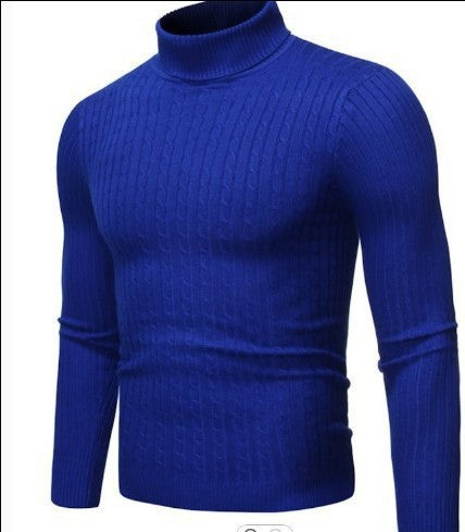 Herren modischer Rollkragenpullover aus feinem Strick ModeGeist
