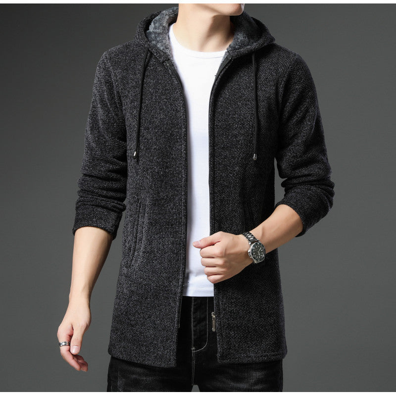 Herren urbane Freizeitjacke mit Kapuze ModeGeist