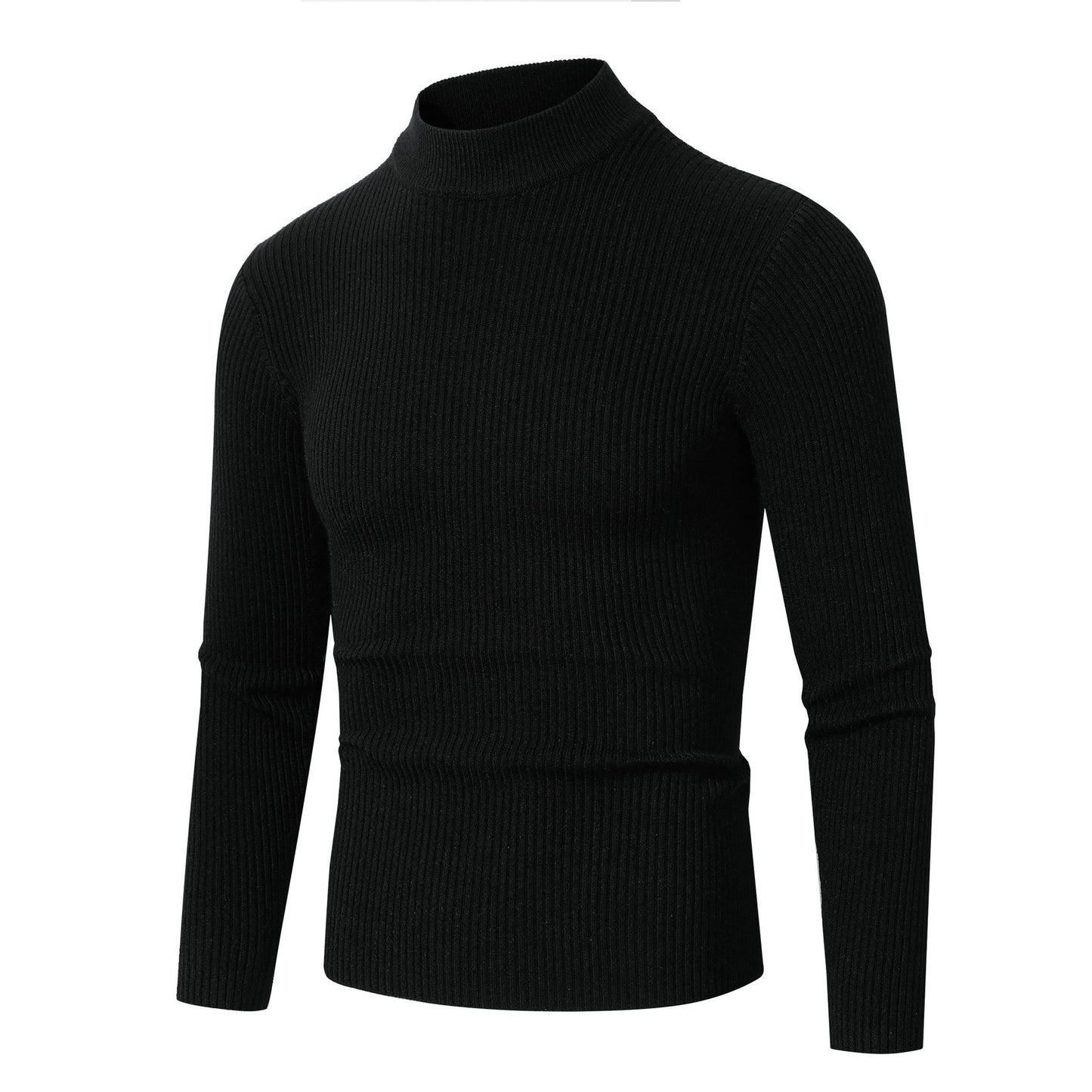 Herren modischer Rollkragenpullover aus feiner Wolle ModeGeist