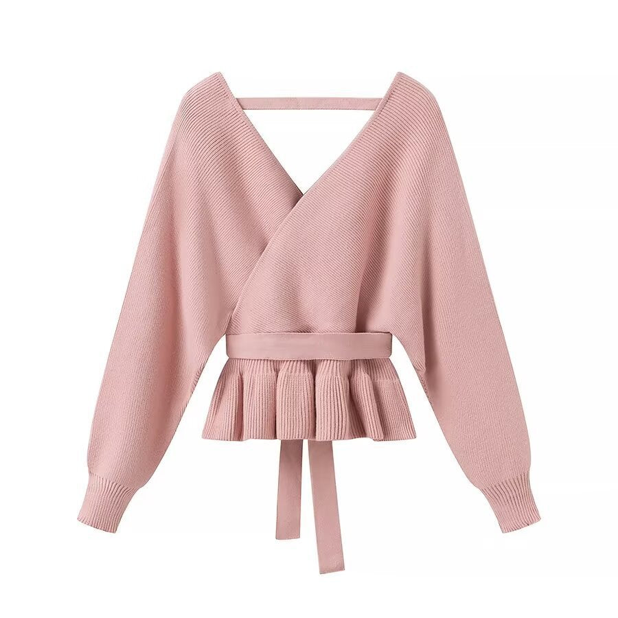 Elegantes Wickeloberteil für Damen mit Schleife von MODEGEIST