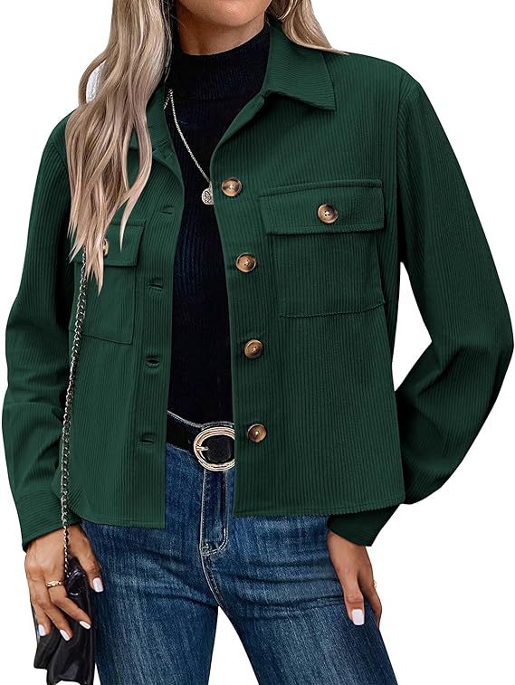 Damen lässige Overshirt-Jacke ModeGeist