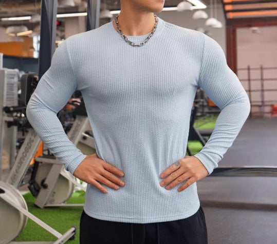 Herren Langarmshirt mit strukturiertem Gewebe ModeGeist