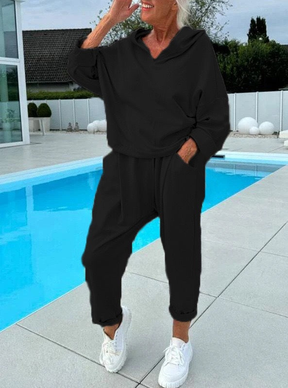 RICHELLE Hoodie-and-Joggers Set