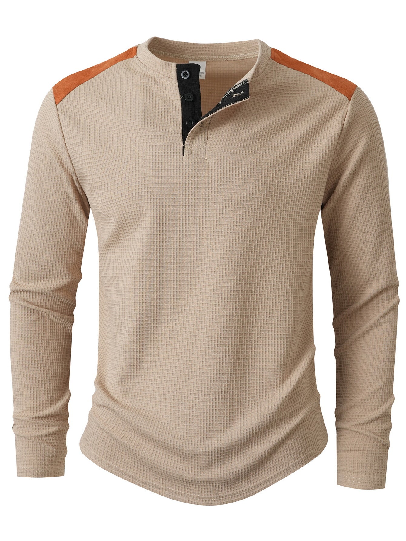 Herren Langarmshirt mit einzigartigem Strukturdesign ModeGeist