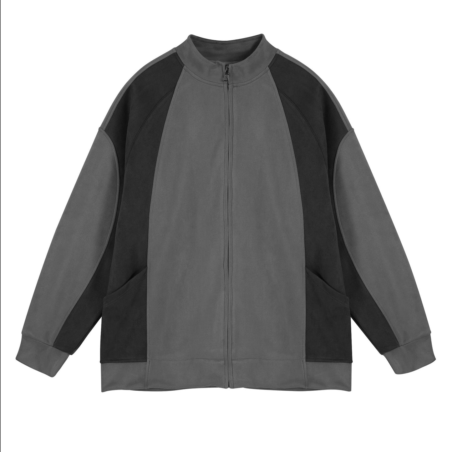 Damen Sportjacke mit eleganten Farbakzenten und praktischen Taschen ModeGeist