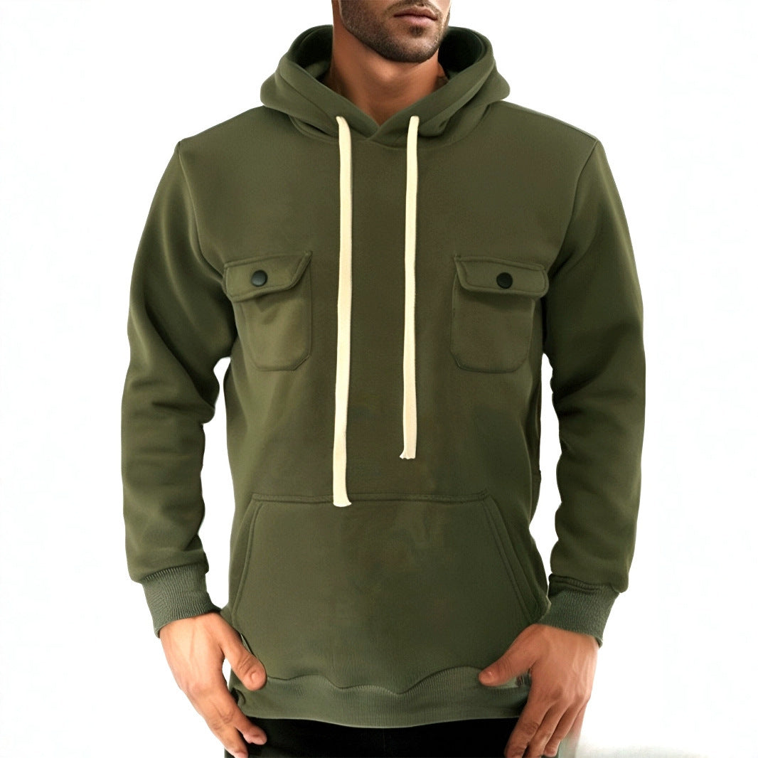 Herren Kapuzenpullover mit praktischen Taschen und modernem Design ModeGeist