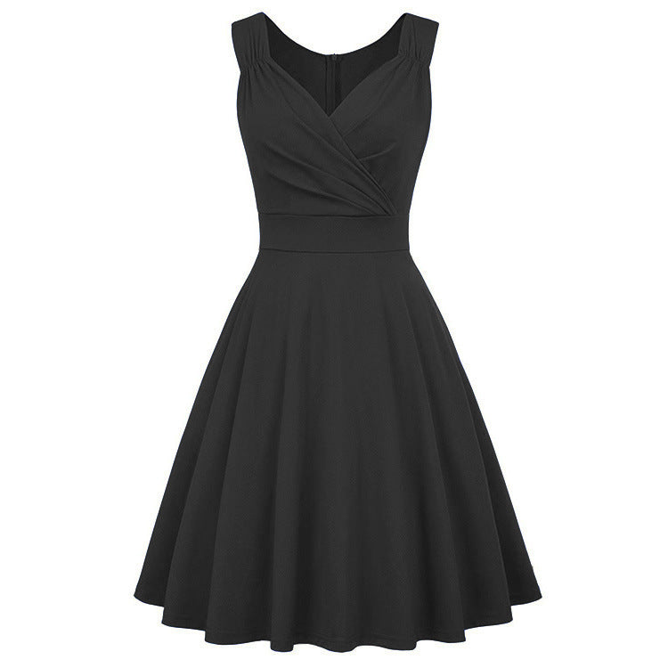 Elegante Wickelkleid für Damen im A-Linien Schnitt mit taillierter Silhouette von MODEGEIST