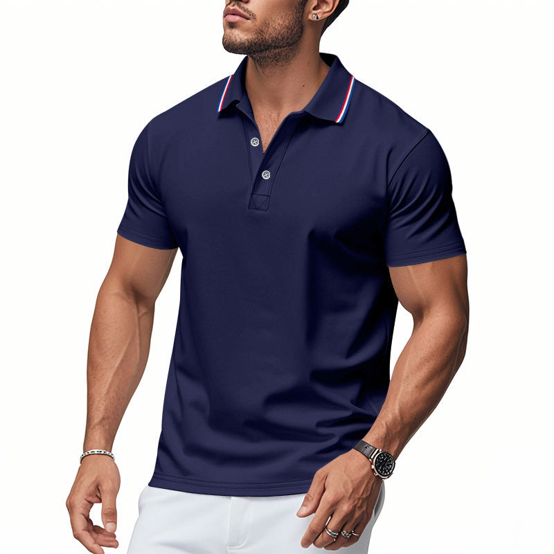 Herren Poloshirt mit modernem Kragen und feuchtigkeitsregulierender Technologie ModeGeist