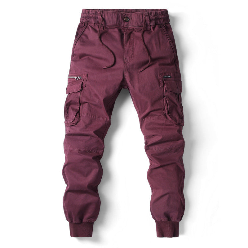 Herren Cargo-Jogginghose mit verstellbarem Bund und praktischen Taschen ModeGeist