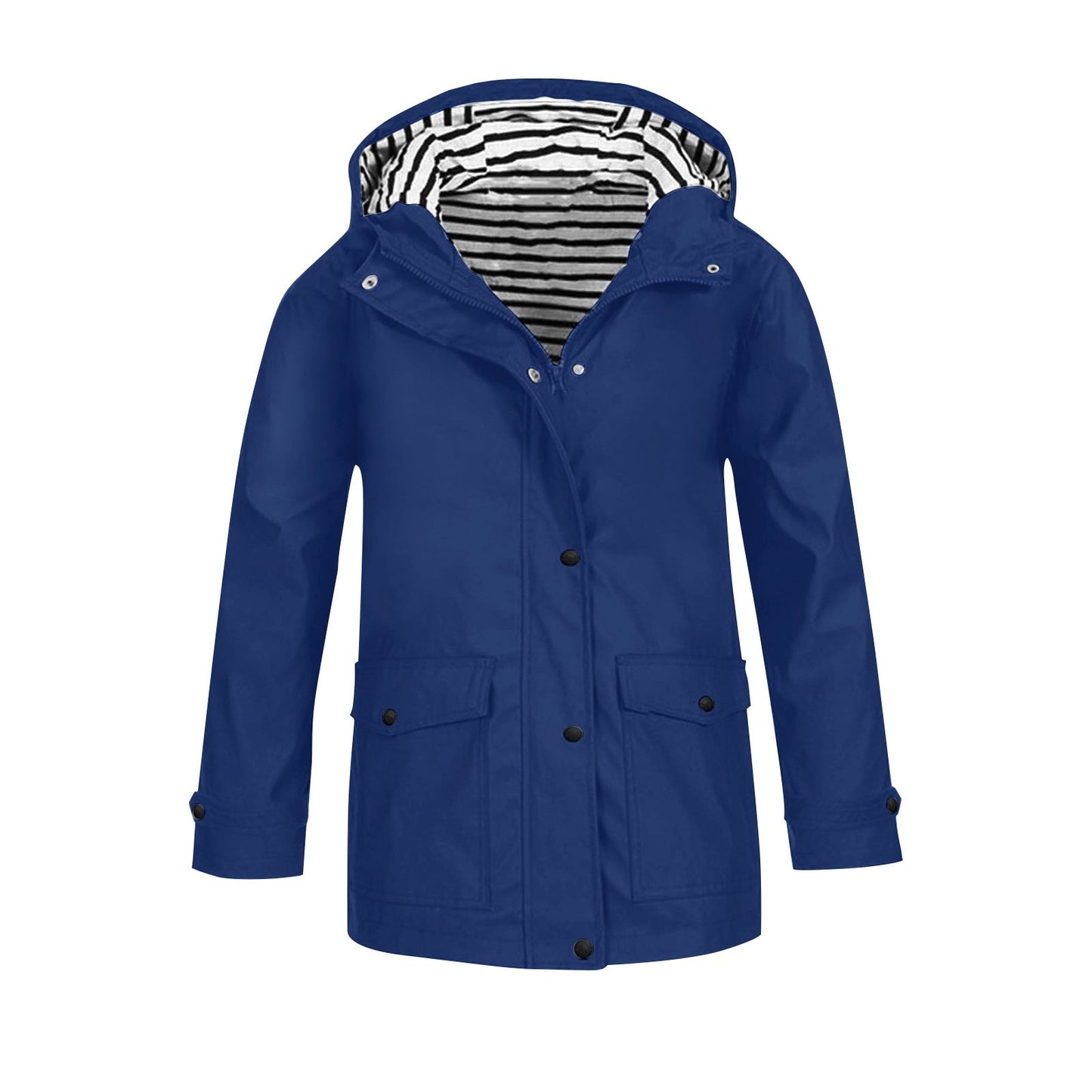 Damen wetterfeste Parkajacke mit praktischen Taschen und verstellbarem Kapuzenkragen ModeGeist