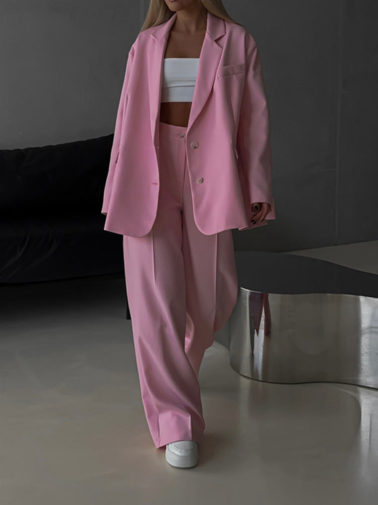 Damen elegantes Blazer-Set mit weitem Schnitt ModeGeist