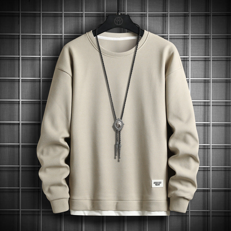Herren lässiger Sweatshirt mit strukturiertem Stoff und modernem Schnitt ModeGeist