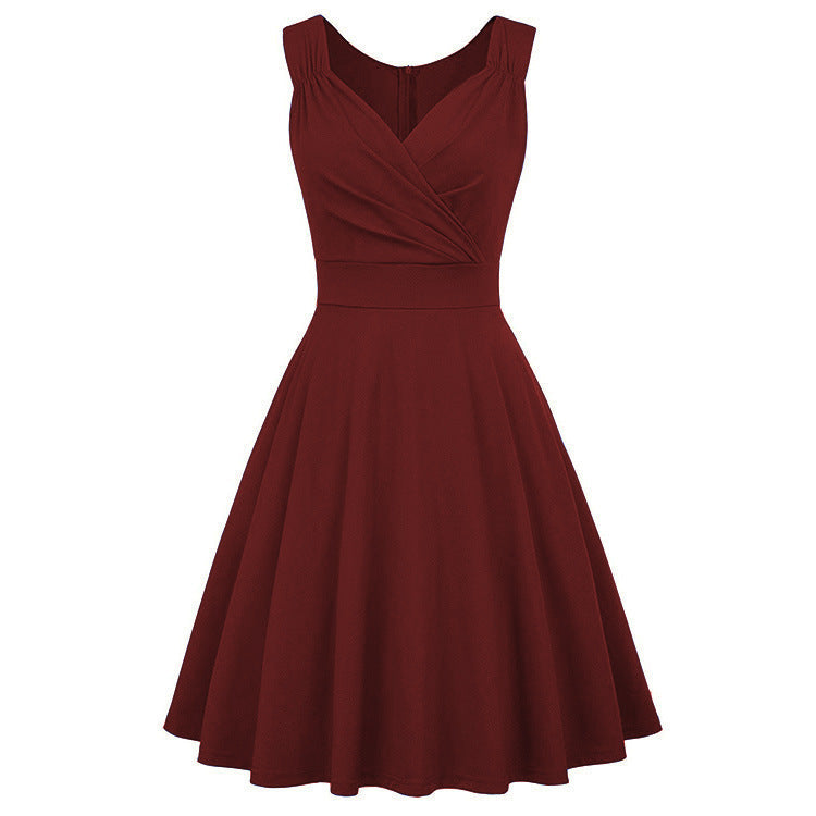 Elegante Wickelkleid für Damen im A-Linien Schnitt mit taillierter Silhouette von MODEGEIST