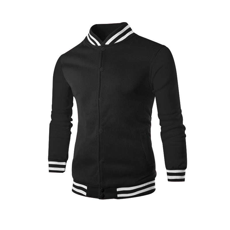 Herren Collegejacke mit elastischen Bündchen und hochwertiger Verarbeitung ModeGeist