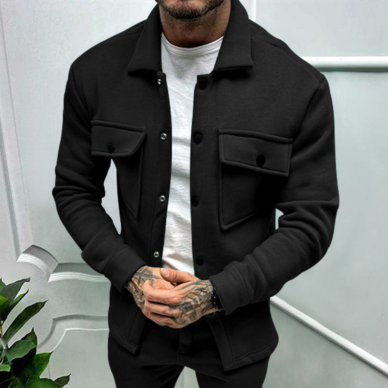 Herren Utility Jacke mit praktischen Taschen und modernem Schnitt ModeGeist