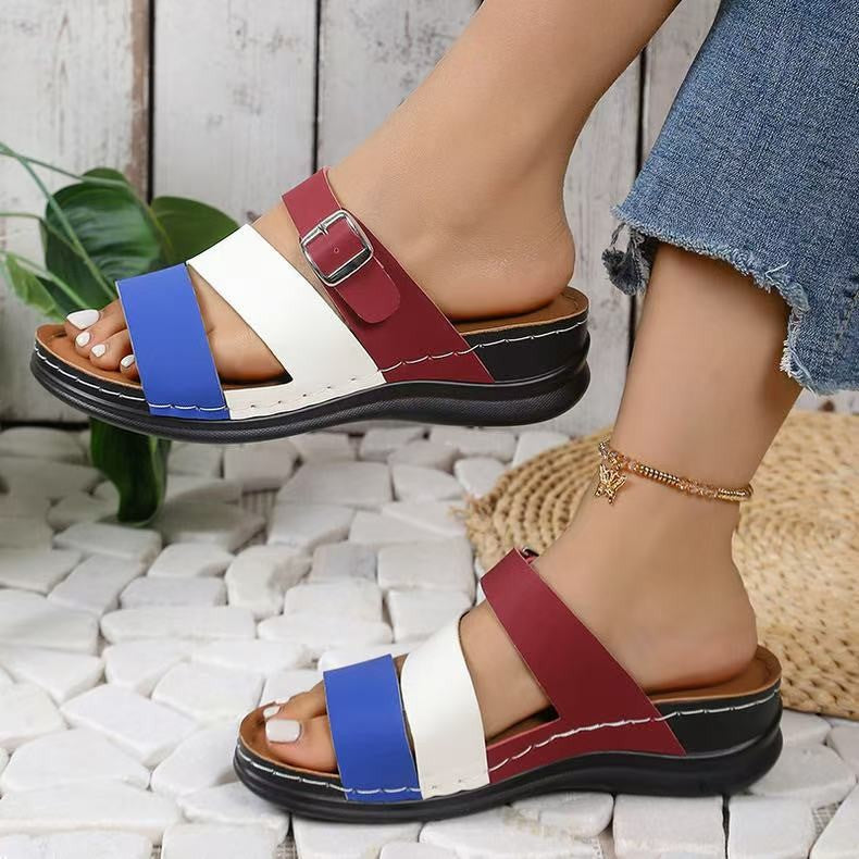 Trendige Damen-Freizeitsandalen mit verstellbarem Riemen und weicher Sohle von MODEGEIST