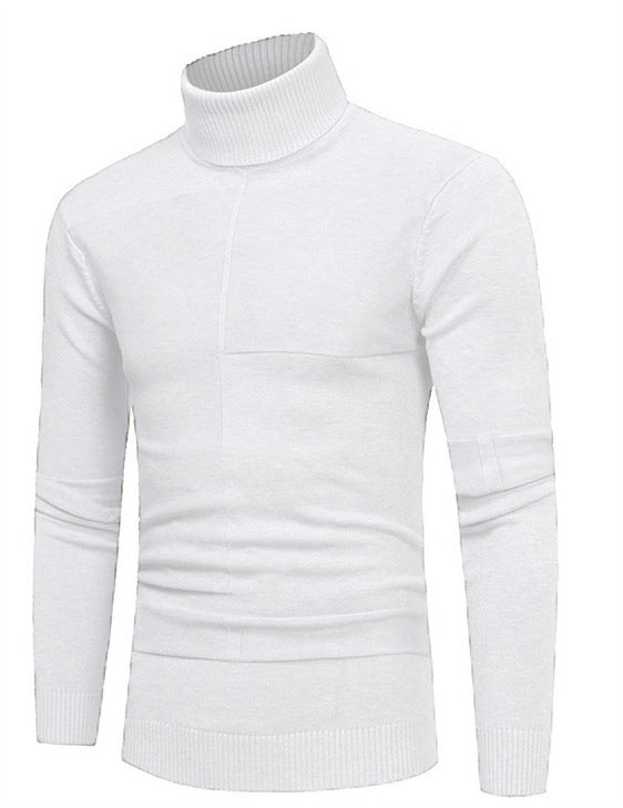 Herren Hochwertiger Rollkragenpullover aus weichem Strick ModeGeist