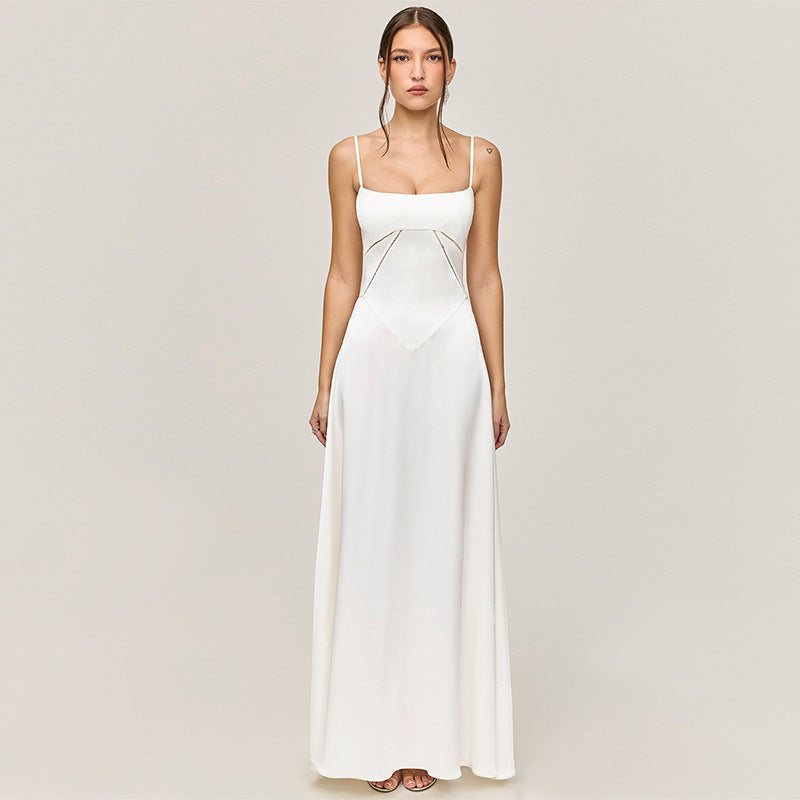 Damen Elegantes Abendkleid mit tailliertem Schnitt und schwingendem Rock ModeGeist