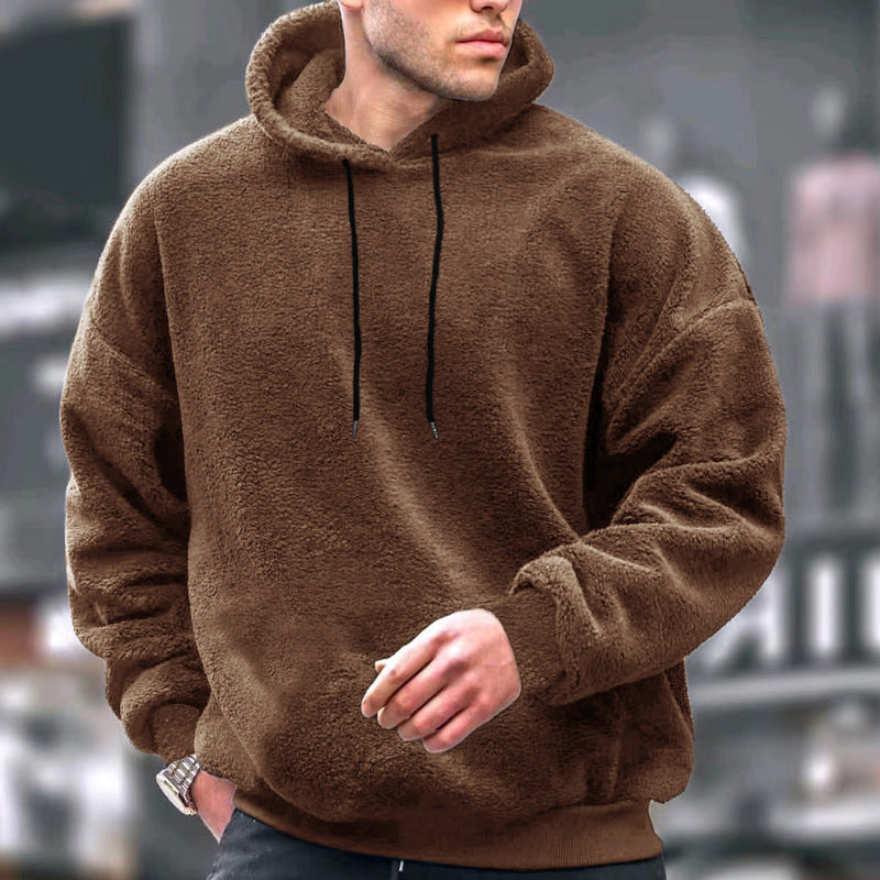 Herren Fleece-Kapuzenpullover mit weichem Innenfutter ModeGeist